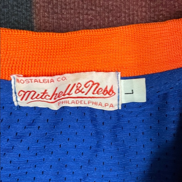 Mitchell & Ness Blue and Orange Jersey - Picture 2 of 5